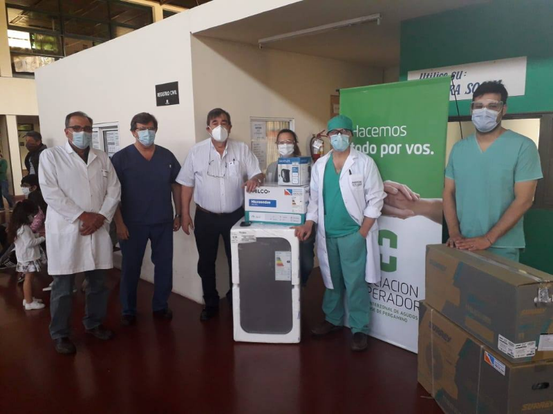 DONACIÓN DE LA FUNDACIÓN POR PERGAMINO PARA EL HOSPITAL SAN JOSÉ