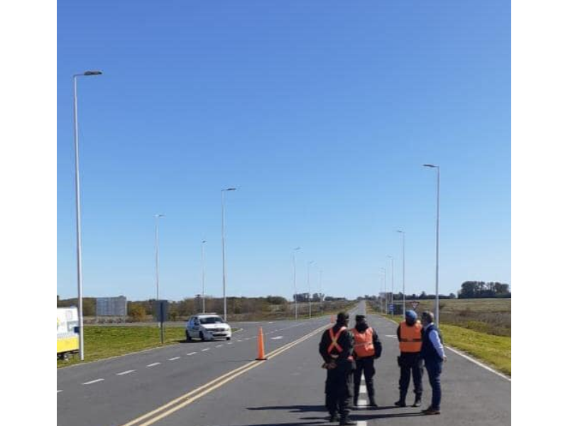 EL INTENDENTE SUPERVISÓ LOS CONTROLES EN LOS ACCESOS A LA CIUDAD