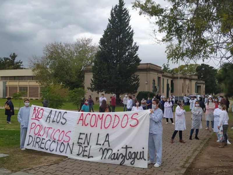 INSTITUTO MAIZTEGUI: FUNCIONARIOS NACIONALES ESTUVIERON HOY EN LA SEDE REUNIÉNDOSE CON LOS TRABAJADORES